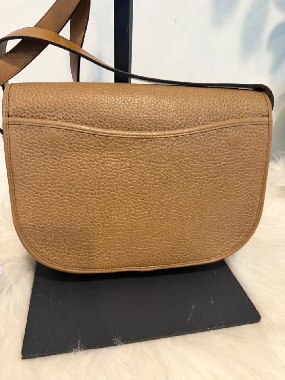 Vintage Christian Dior CD Logo Leather Shoulder Bag - Picture 2 of 10